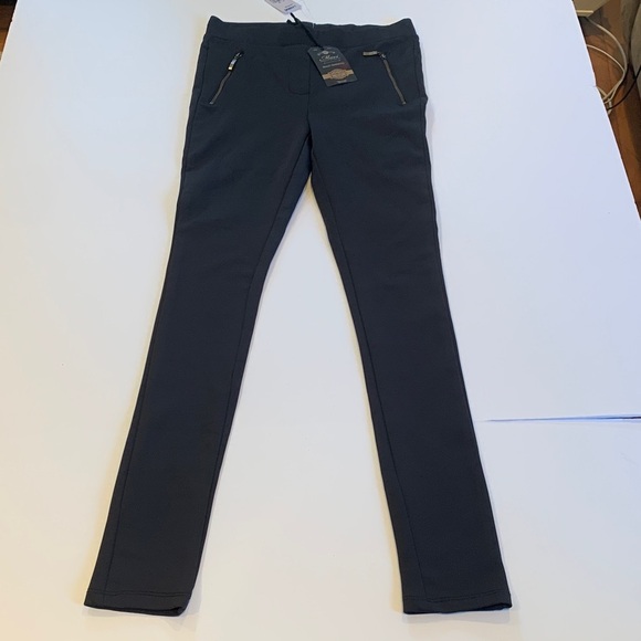 NEW Mavi Jeans Dark Gray Straight Skinny Pants Women’s Size 27 Small 30” Inseam - Picture 1 of 8